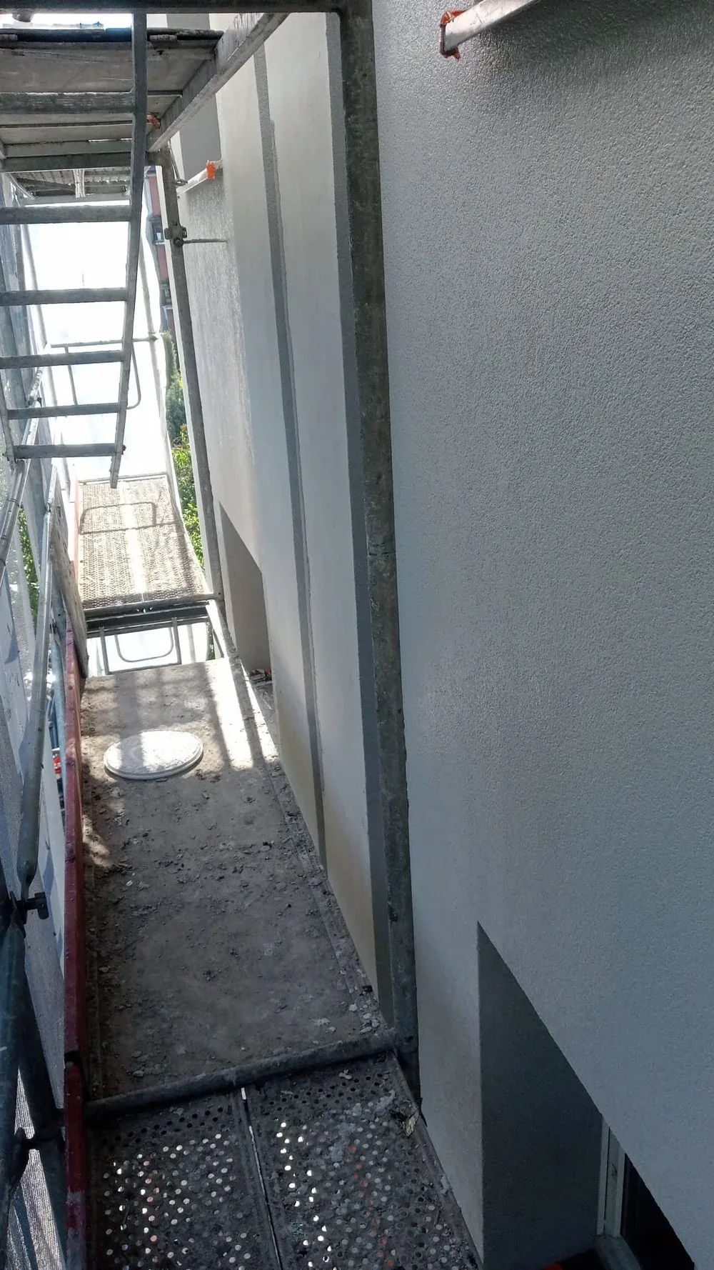 Elewacja przed pracami — przygotowanie ścian do docieplenia, Śląsk